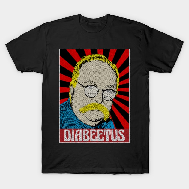 Diabeetus 80s Pop Art Fan Art T-Shirt by Motor Lipat